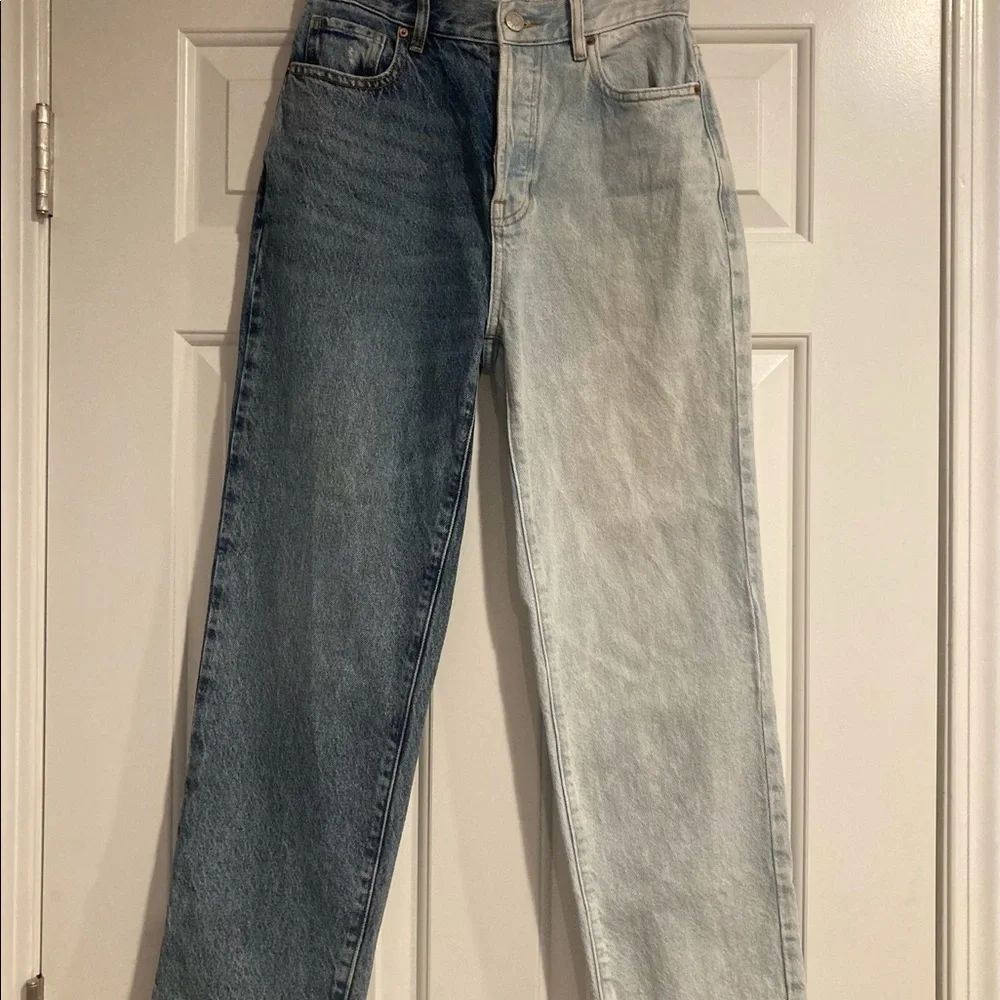 Pacsun Two Tone High-rise Jeans Size 24 - Picture 1 of 12